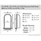 Ekena Millwork 24 3/8"W x 49 3/4"H x 16 1/8"D Claremont Wall Niche (RO: 18 7/8"W x 41 1/8"H x 7"D) NCH24X49CL - alternate 2